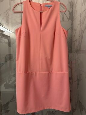 Pink dress by Antonio Melani, S -8, Zipper Back, Sleeveless, lined.